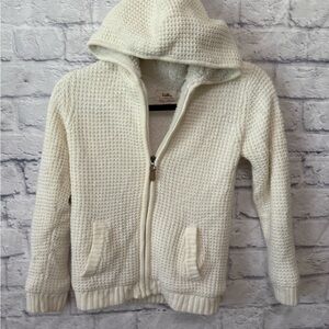 Kelly by 26 International Kids Cream Hooded Jacket
